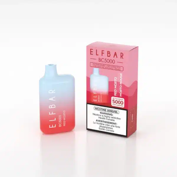 Elf Bar BC5000 Blue Razz Ice flavor close-up
